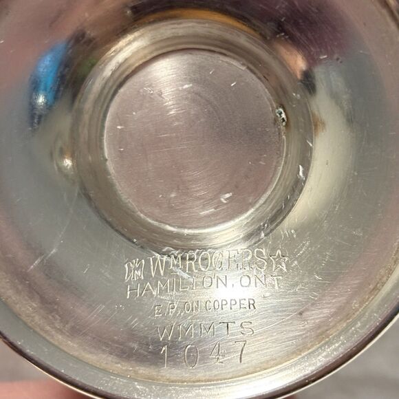 Vintage Ornate Silver Plate Creamer & Sugar Lot – Viking, WM Rogers, Mixed - Picture 8 of 16